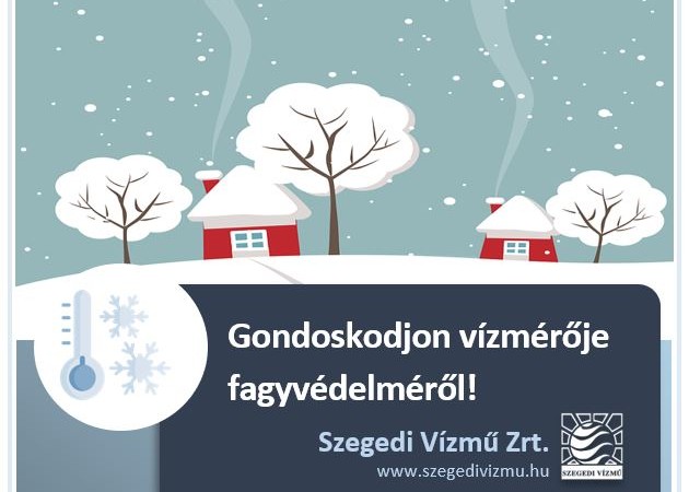 Gondoskodjon vízmérője fagyvédelméről!